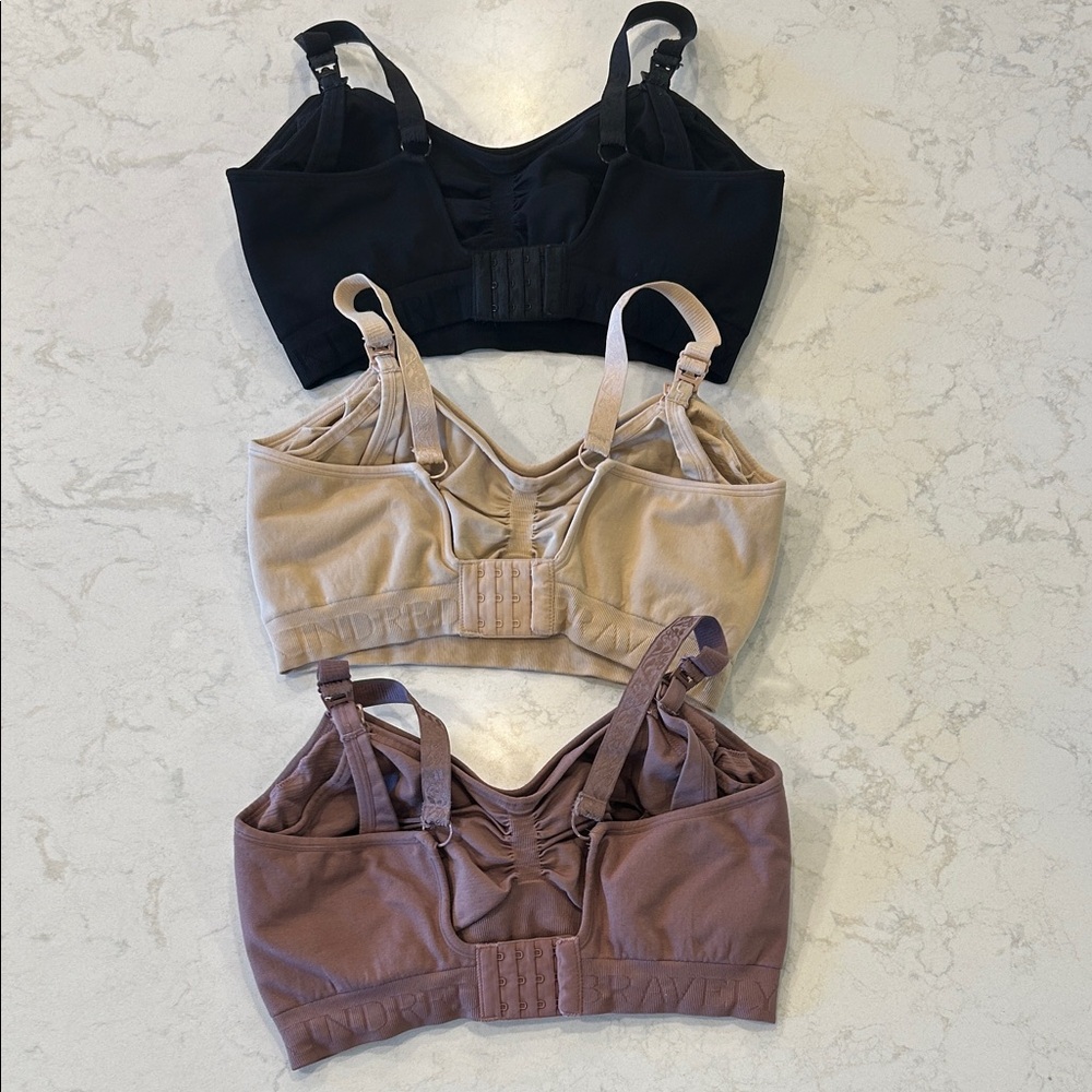 Kindred Bravely Nursing Bras M Super Busty Set of 3 - Picture 3 of 14